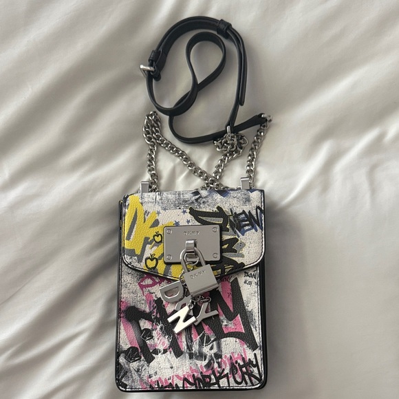 DKNY Multicolor Graffiti Crossbody Bag - Picture 2 of 6